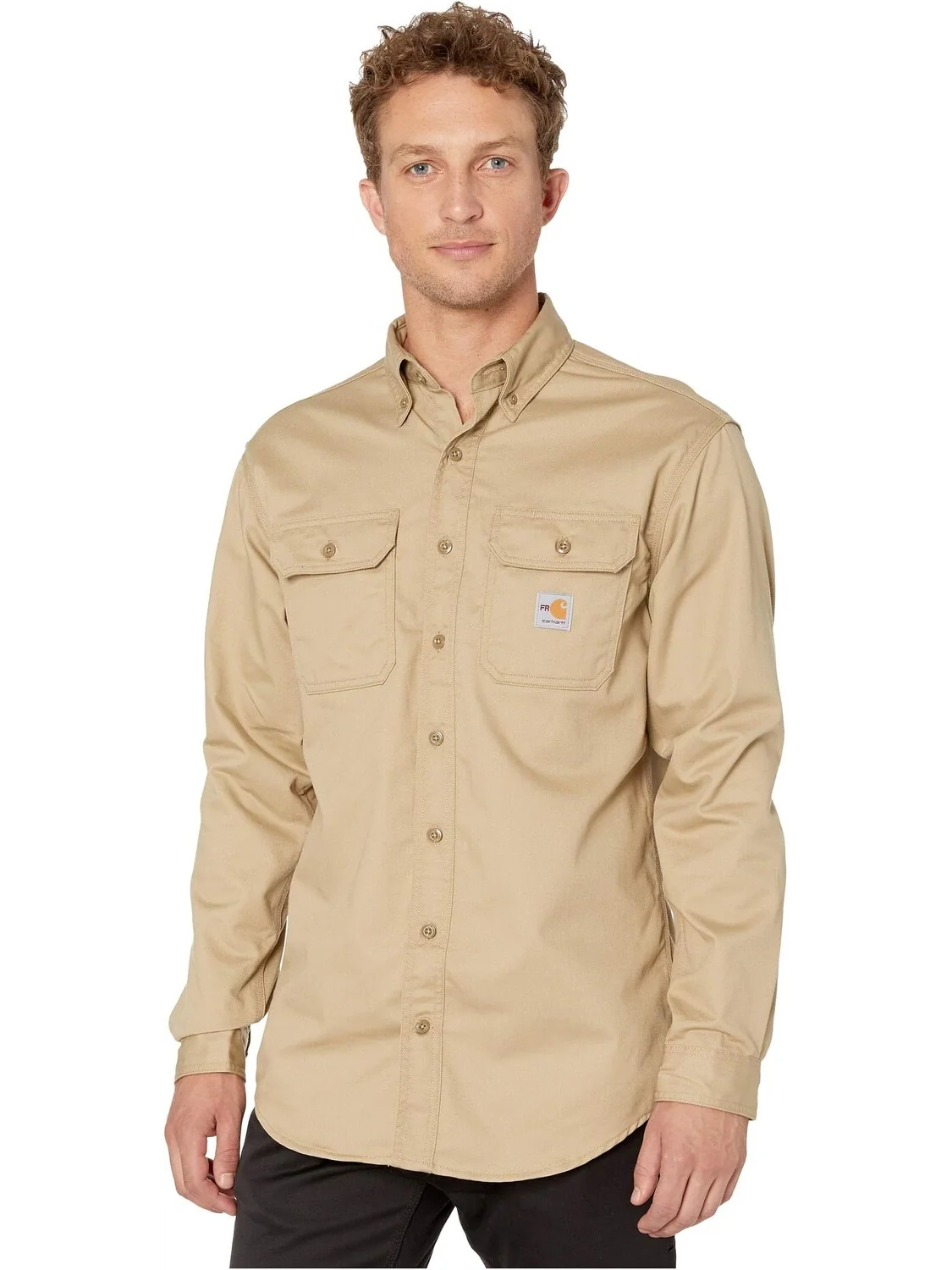 Огнестойкая (FR) классическая рубашка из твила Carhartt — 1