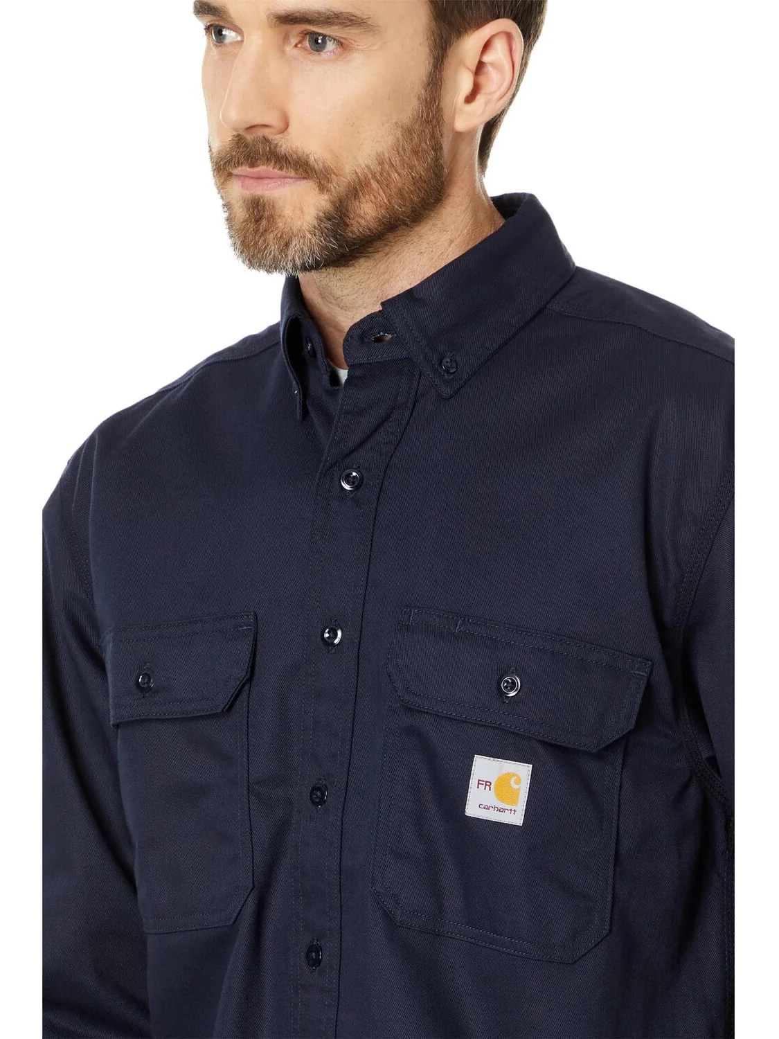 Огнестойкая (FR) классическая рубашка из твила Carhartt — 3