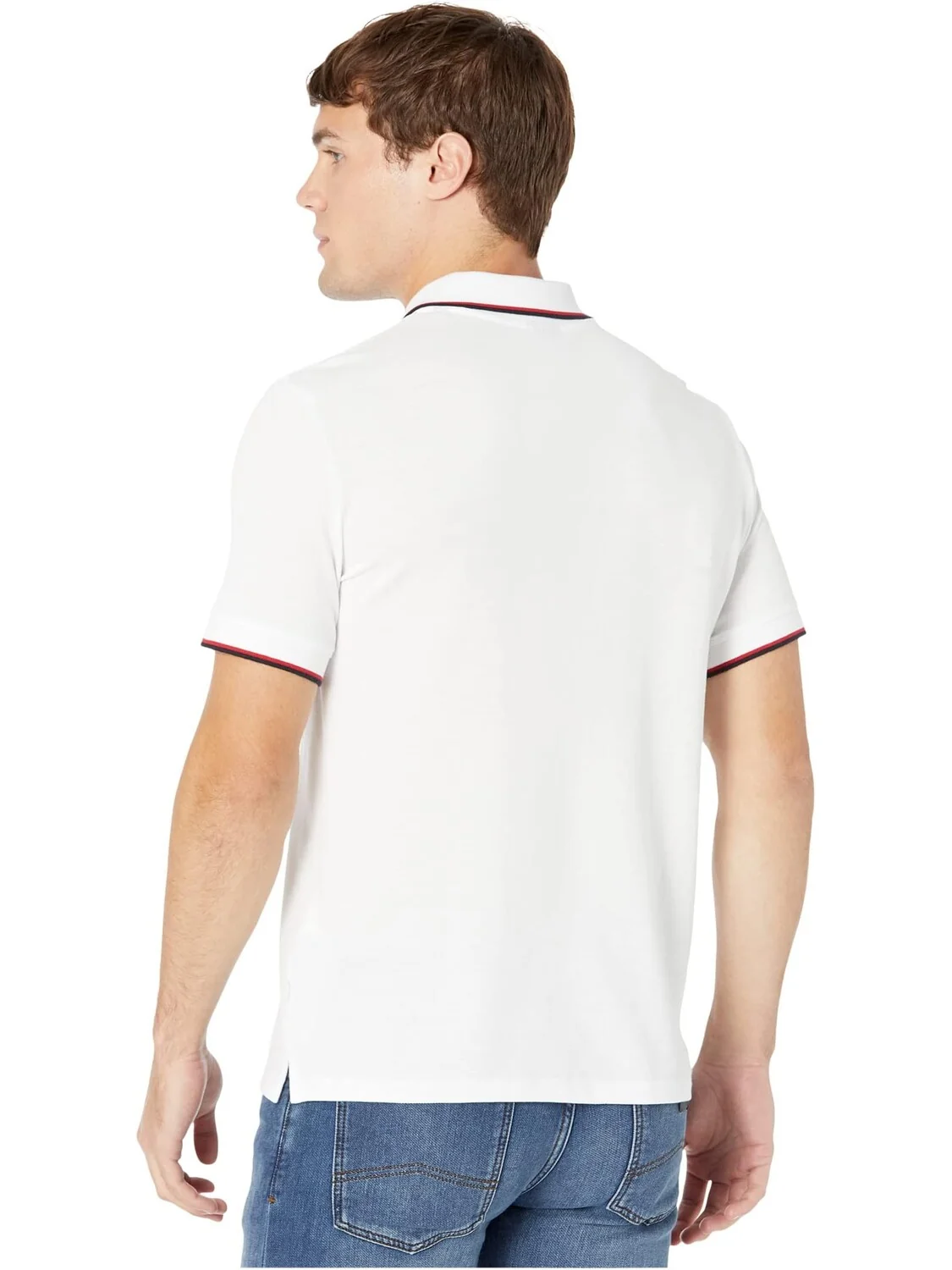 Рубашка-поло Slim Fit Pique Logo Polo Armani Exchange — 2