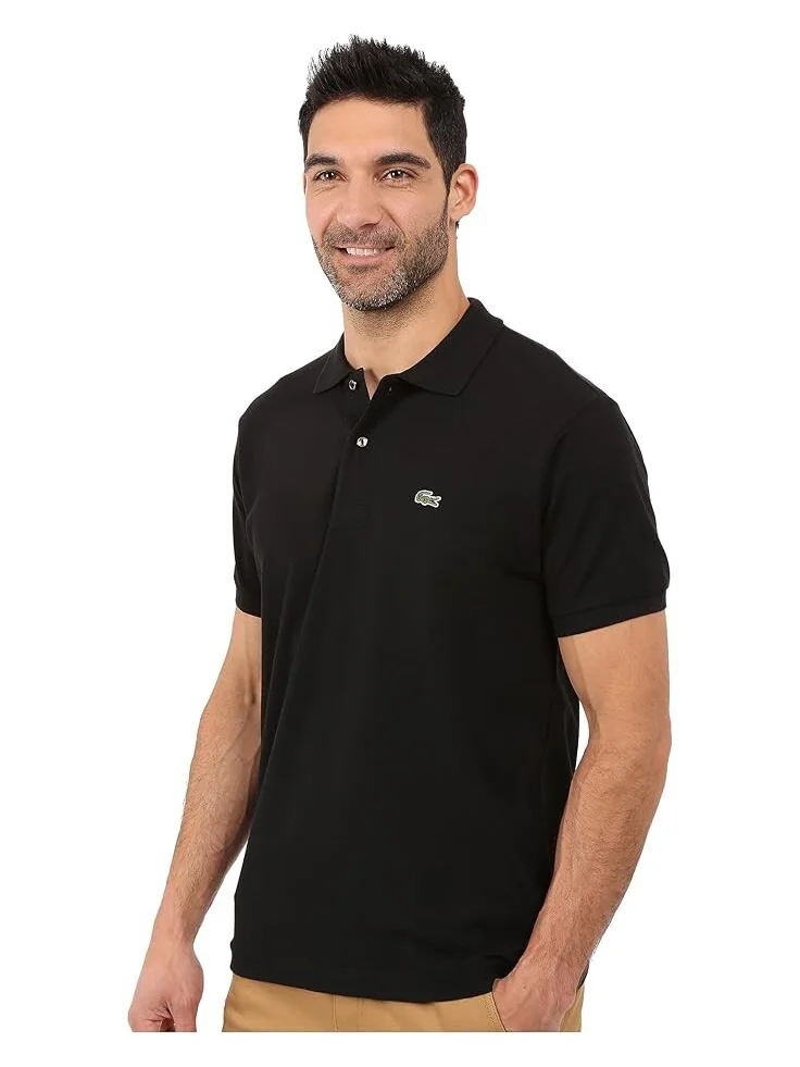 Поло Lacoste L1212 Classic Pique — изображение 2 из 3, черный