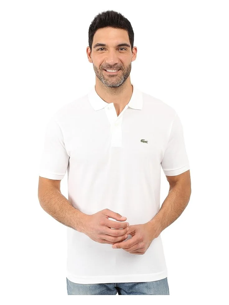 Поло Lacoste Classic Pique — изображение 1 из 4, белый