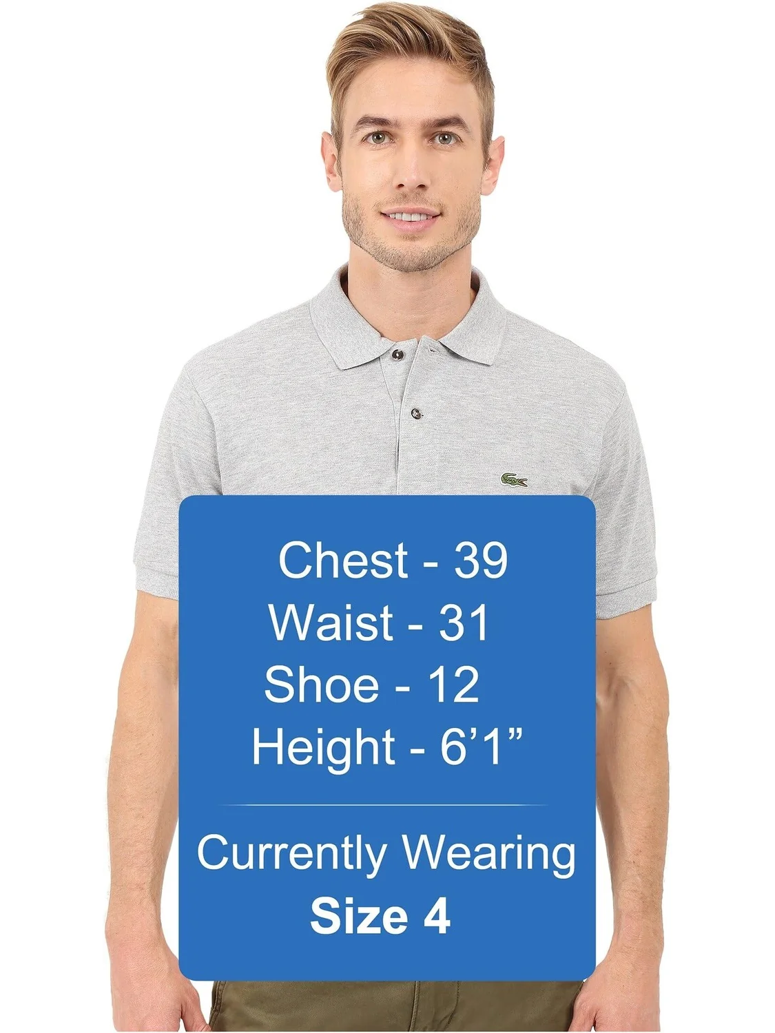 Рубашка-поло Men's Classic Chine Pique Polo Shirt Lacoste — 5