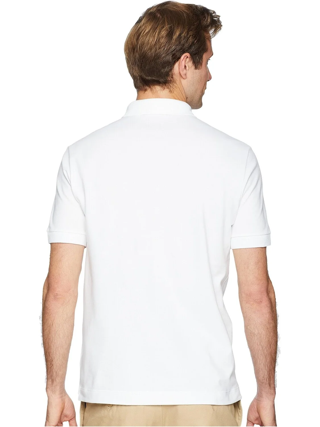 Рубашка-поло Short Sleeve Solid Stretch Pique Regular Lacoste — 3