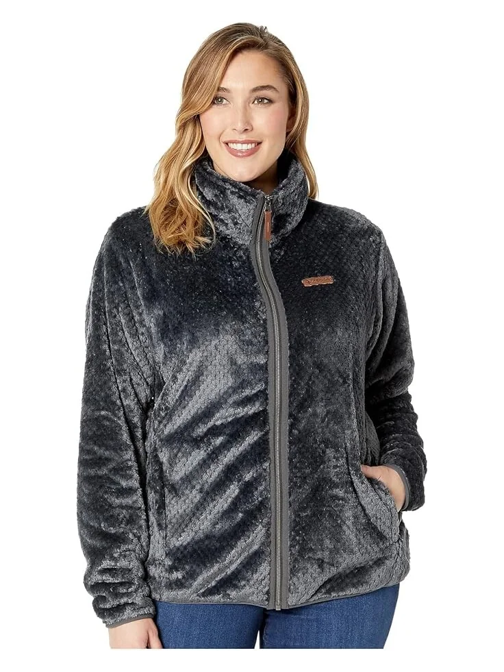 Куртка Columbia Plus Size Fire Side II Sherpa Full Zip — изображение 1 из 4, акула