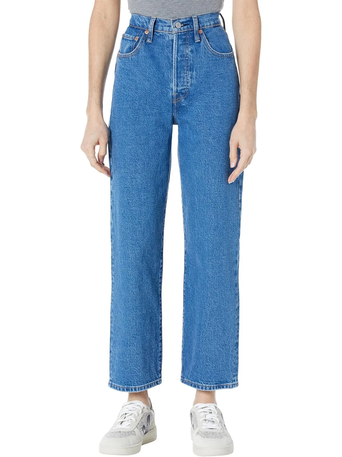 Джинсы Ribcage Straight Ankle Levi's — 1