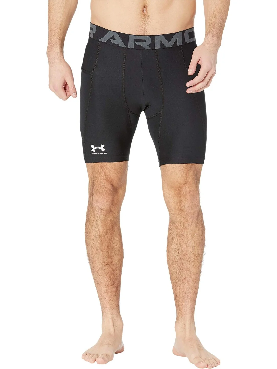 Шорты с бронёй Heatgear Under Armour — серый