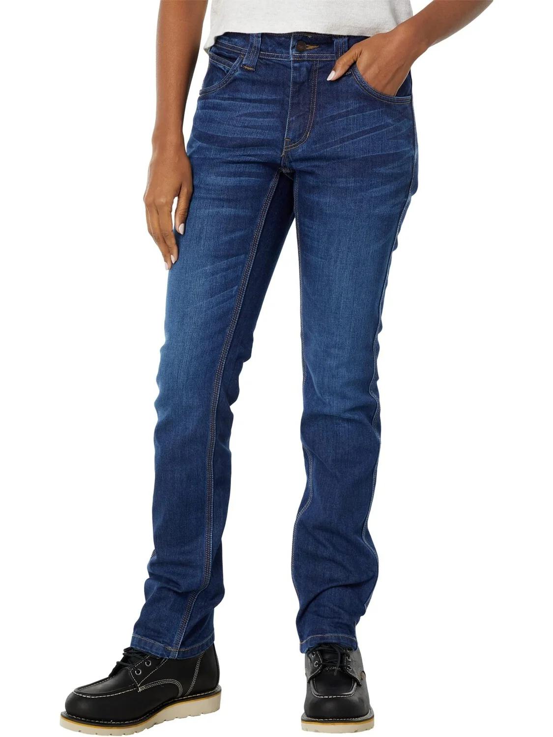 Джинсы FR (Flame Resistant) Stretch Jeans Wolverine — синий