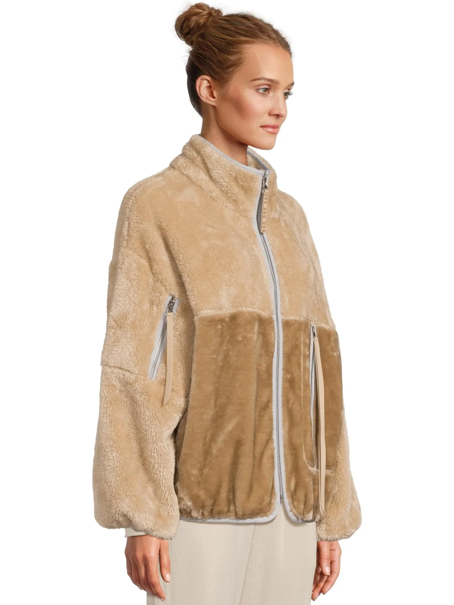 Женская куртка Marlene Sherpa II UGG — изображение 2 из 5, песочно-бежевый