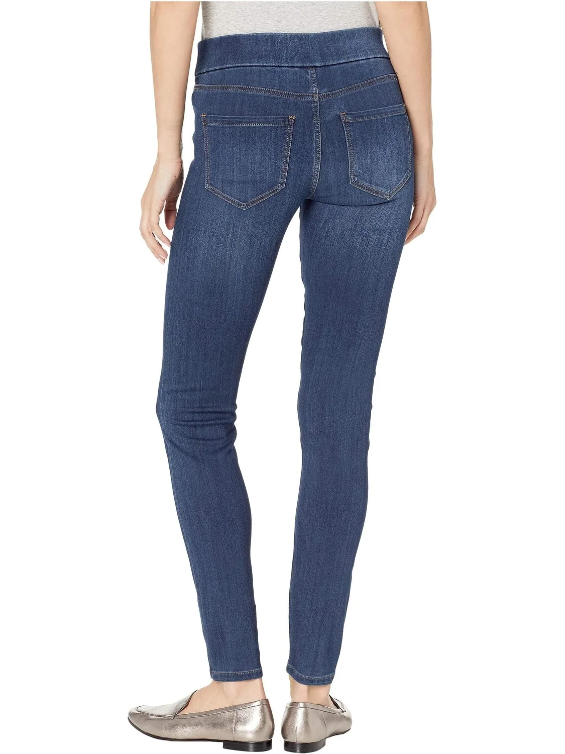 Джинсы Sienna Pull-On Leggings in Silky Soft Stretch Denim in San Andreas Dark Liverpool Los Angeles — 3