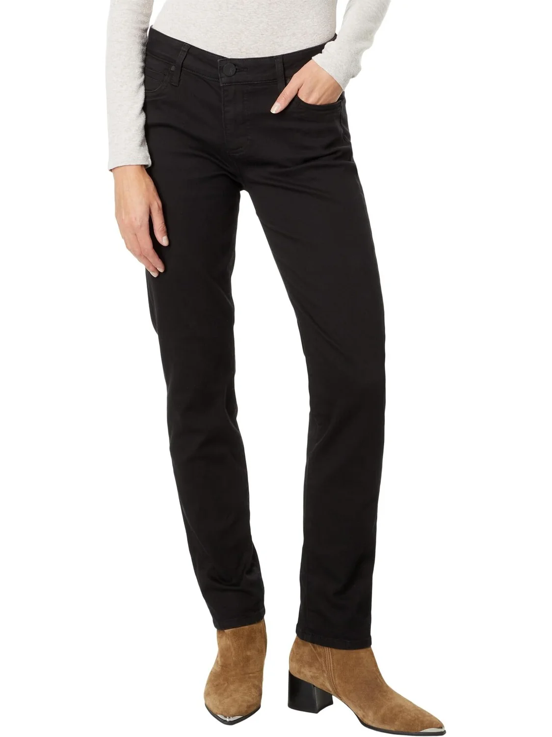 Джинсы Catherine Boyfriend Jeans KUT from the Kloth — черный