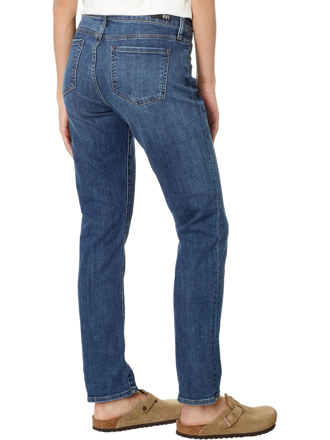 Джинсы Catherine Boyfriend Jeans KUT from the Kloth, цвет Doubtless/Medium Base Wash — 2