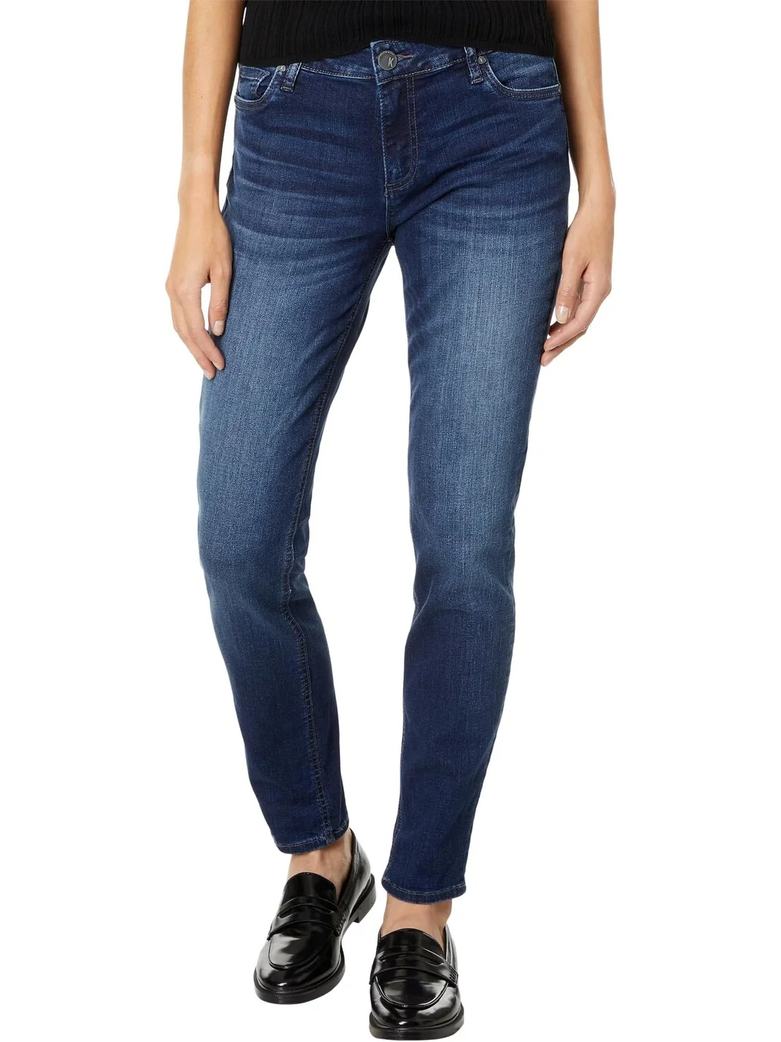 Джинсы Catherine Boyfriend Jeans KUT from the Kloth, цвет Invigorated/Euro Base Wash — 1