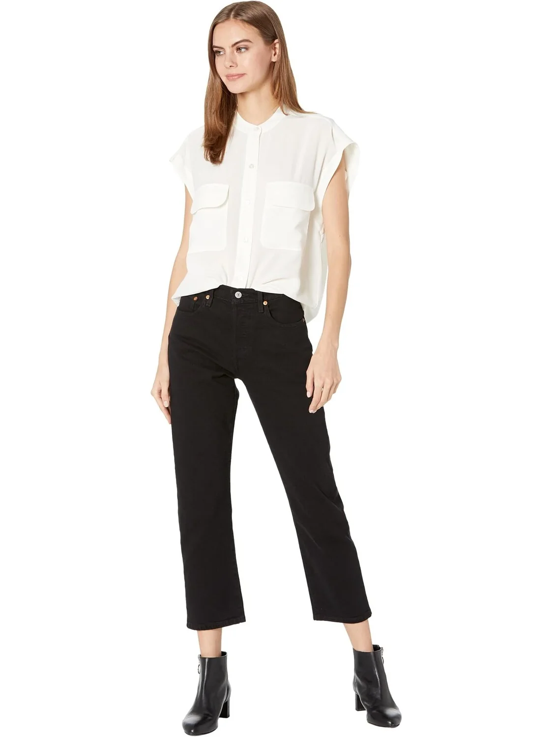 Джинсы Premium 501 Crop Levi's — 4
