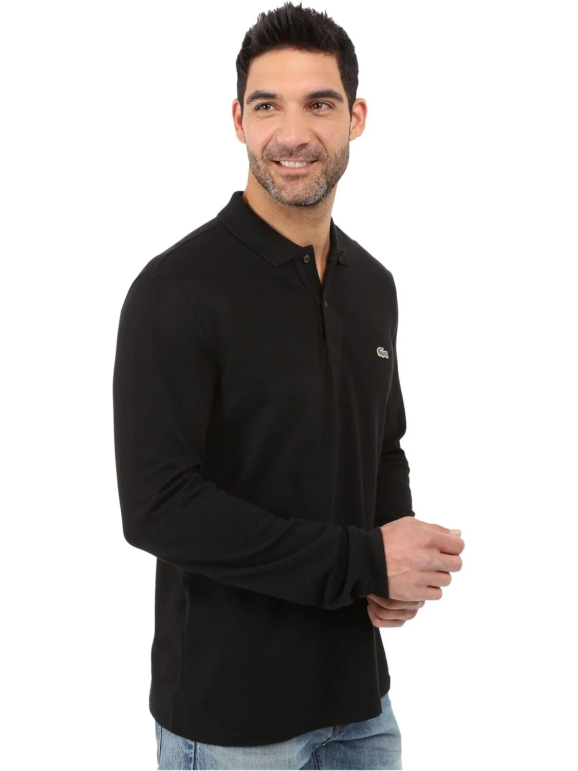 Рубашка-поло Long Sleeve Classic Pique Polo Shirt Lacoste — 4