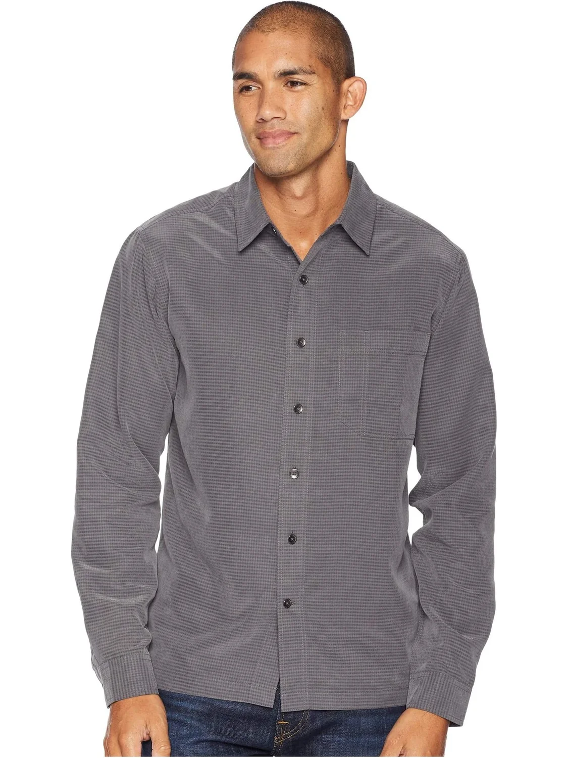 Рубашка Desert Pucker Dry Long Sleeve Royal Robbins — серый