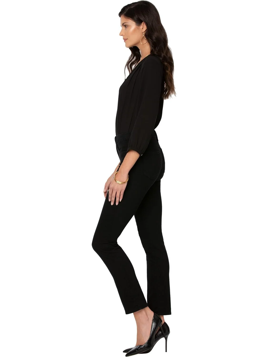 Джинсы Sheri Slim in Black NYDJ — 2