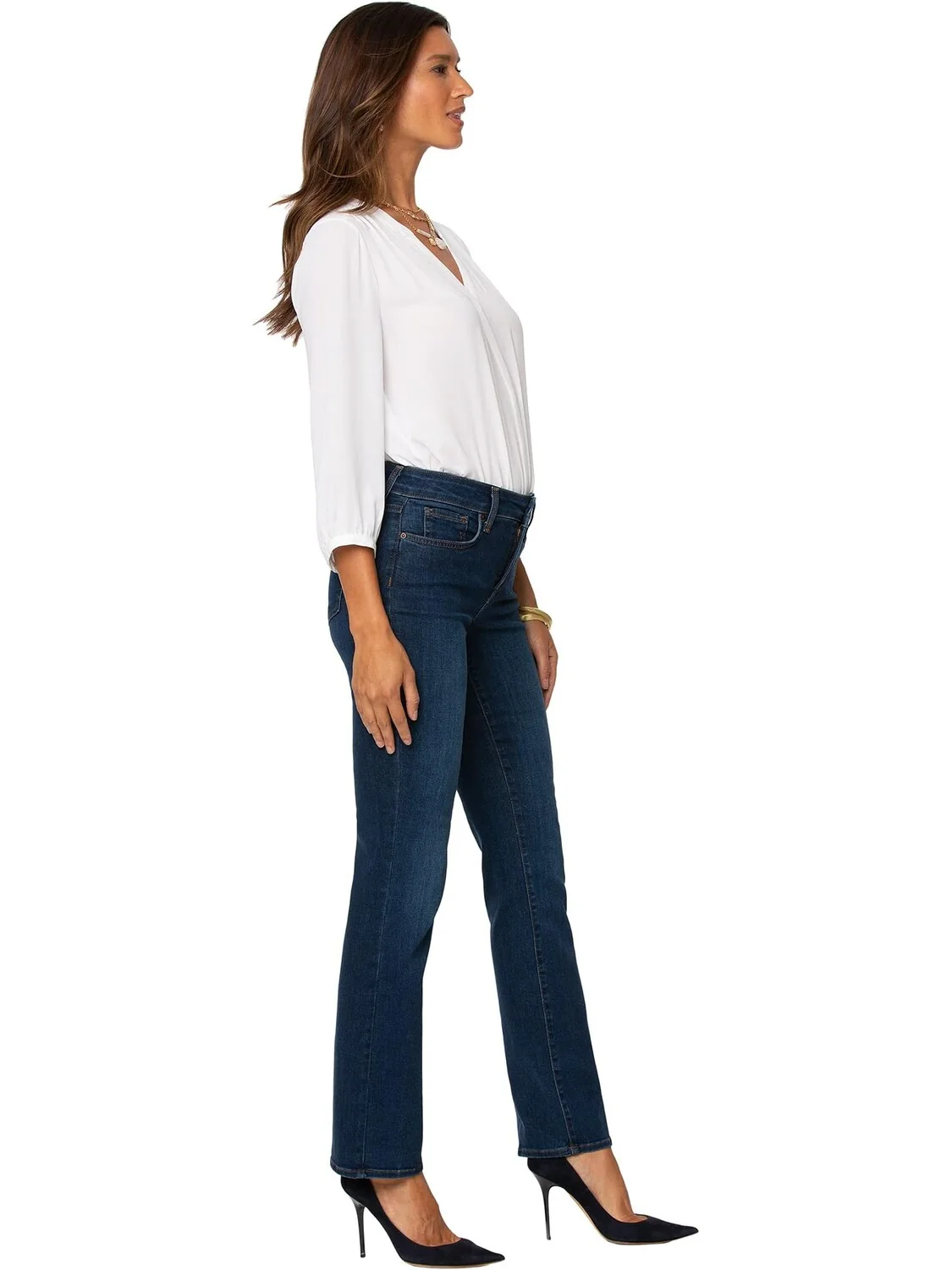 Джинсы Marilyn Straight in Quinn NYDJ, цвет Quinn — 3