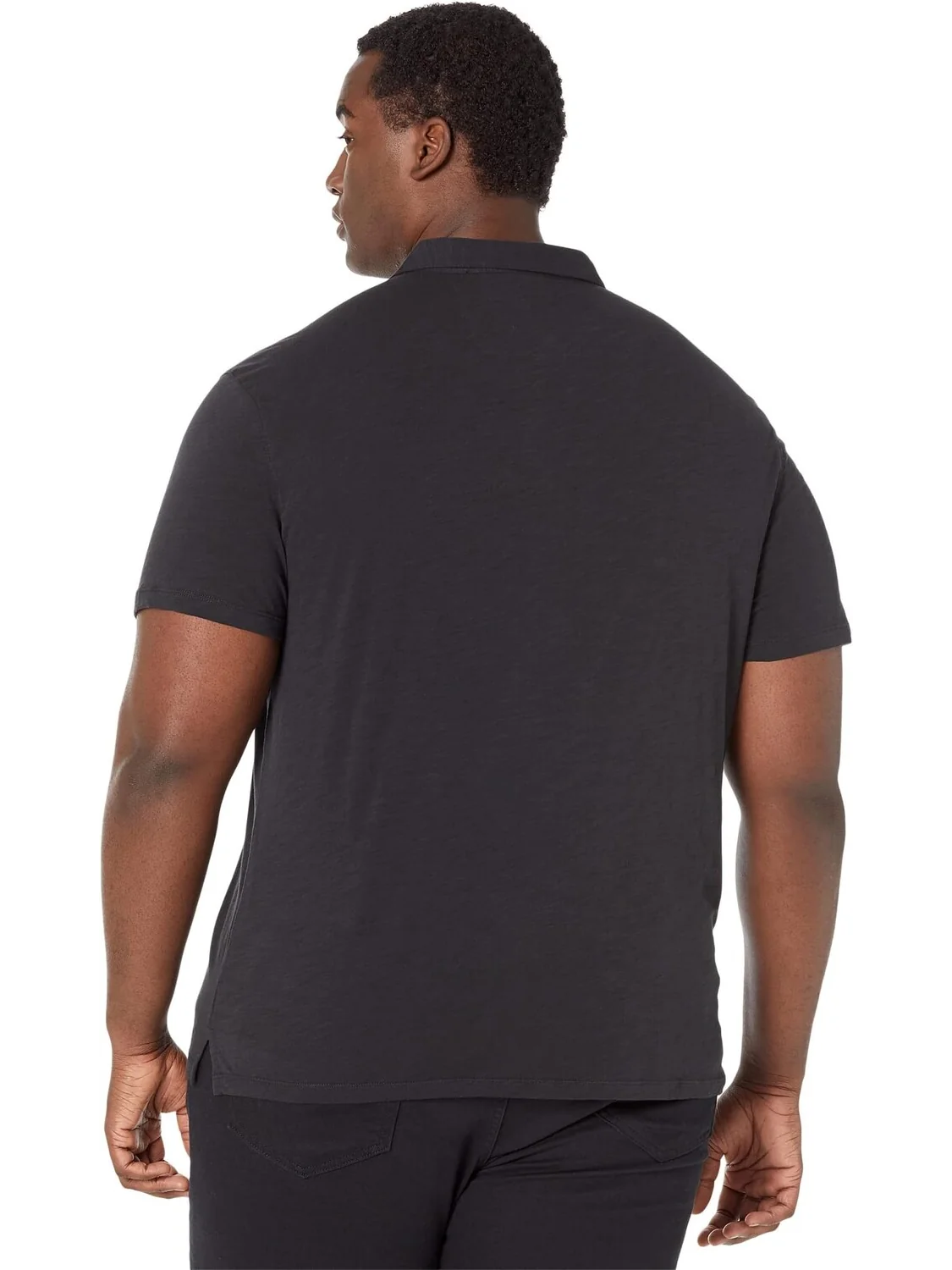 Рубашка-поло Victor Short Sleeve Slub Cotton Polo w/ Peace Sign Embroidery K5787Y2 John Varvatos — 2