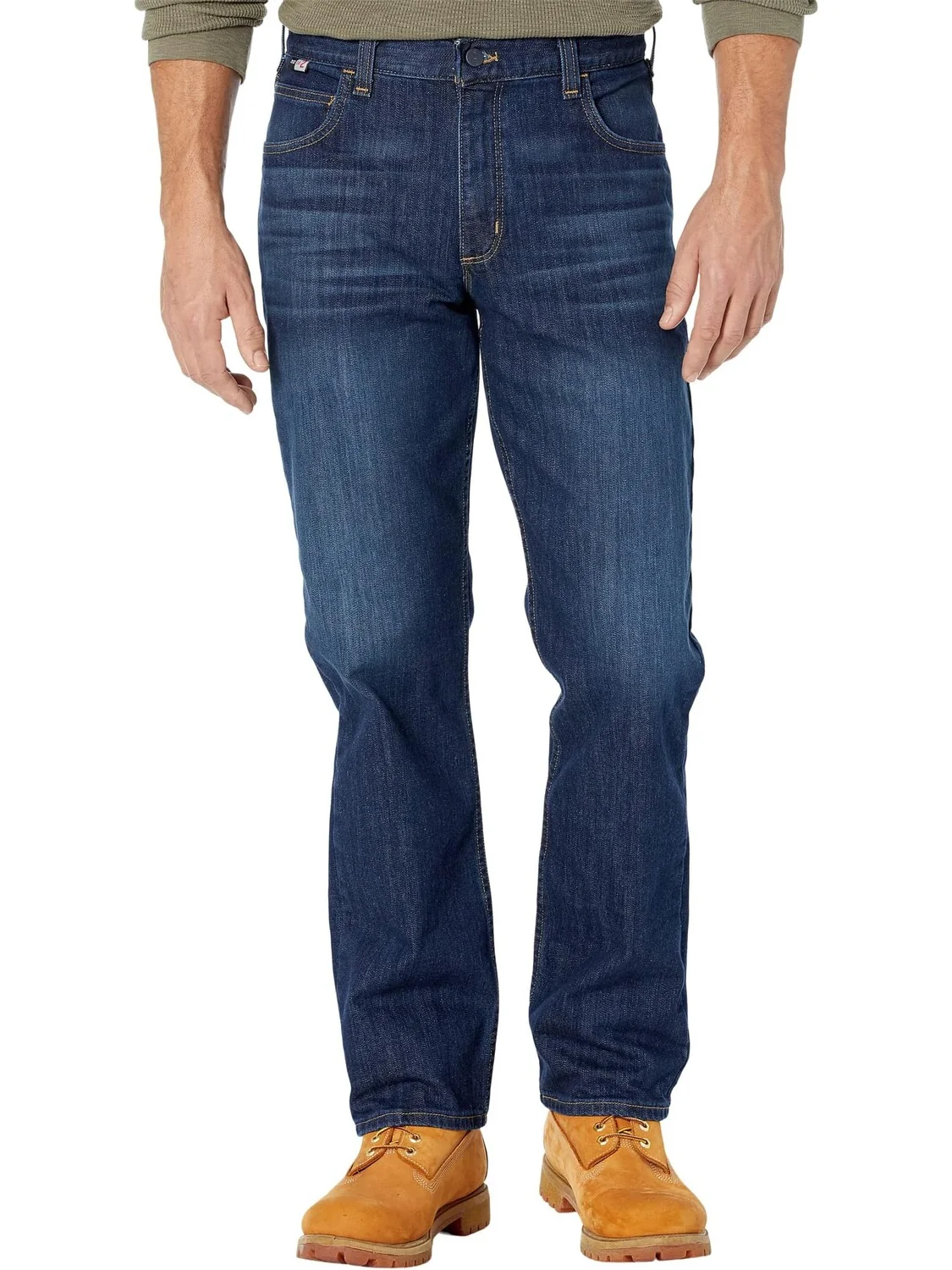 Джинсы Flame-Resistant Rugged Flex Jeans - Relaxed Fit in Midnight Indigo Carhartt — 1