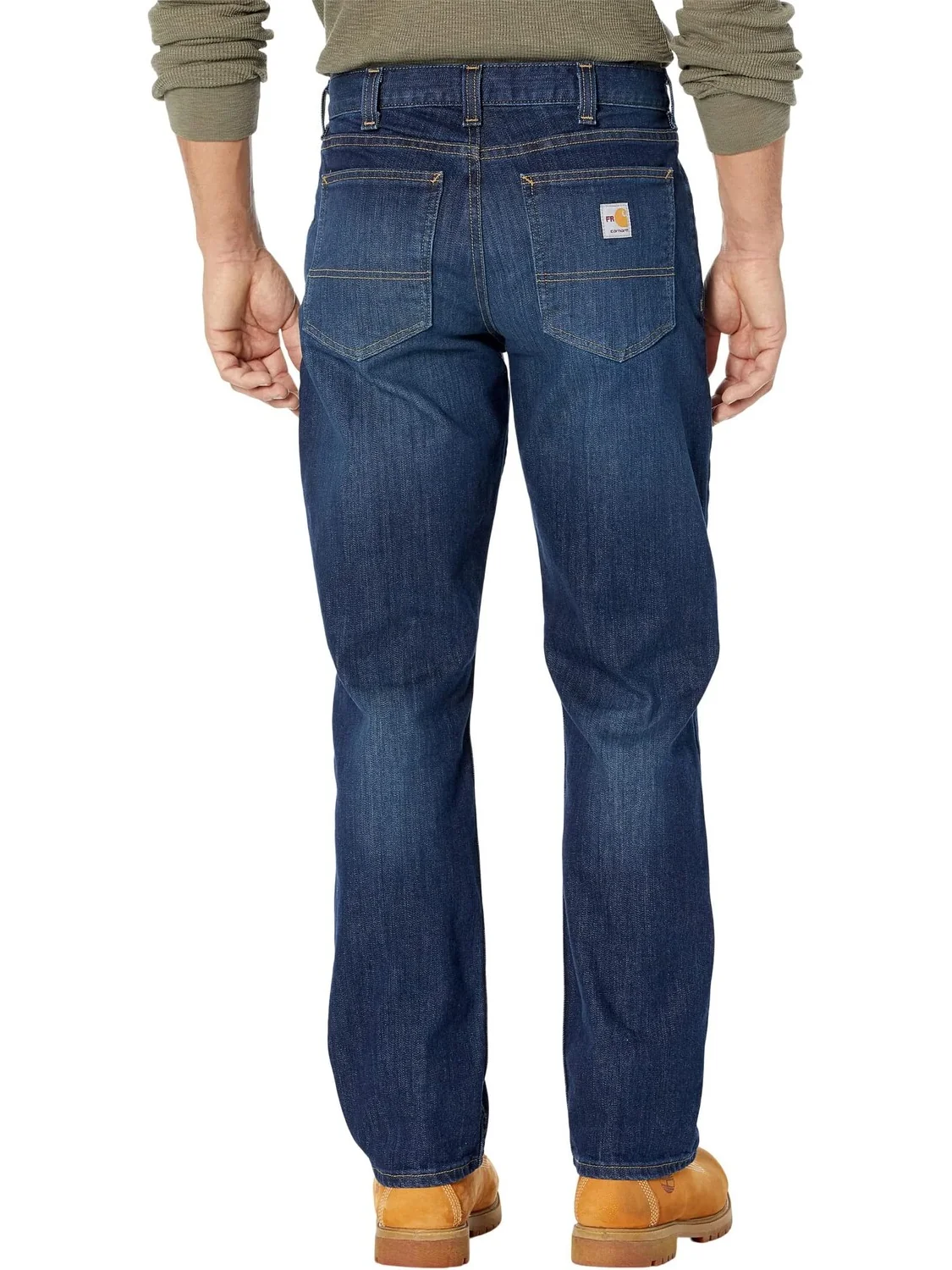 Джинсы Flame-Resistant Rugged Flex Jeans - Relaxed Fit in Midnight Indigo Carhartt — 2