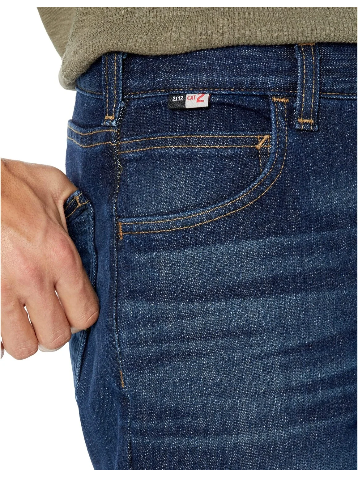 Джинсы Flame-Resistant Rugged Flex Jeans - Relaxed Fit in Midnight Indigo Carhartt — 3