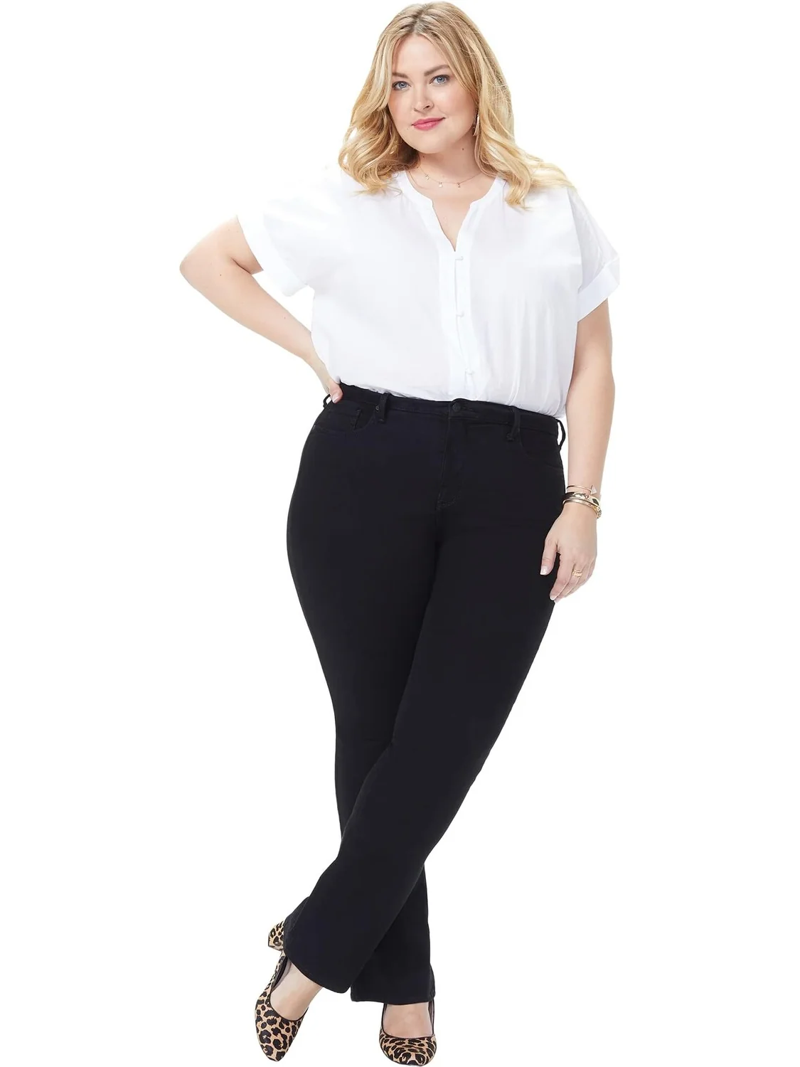 Джинсы Barbara Bootcut in Black NYDJ — 1