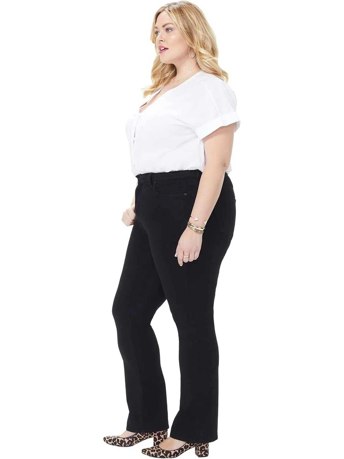 Джинсы Barbara Bootcut in Black NYDJ — 3