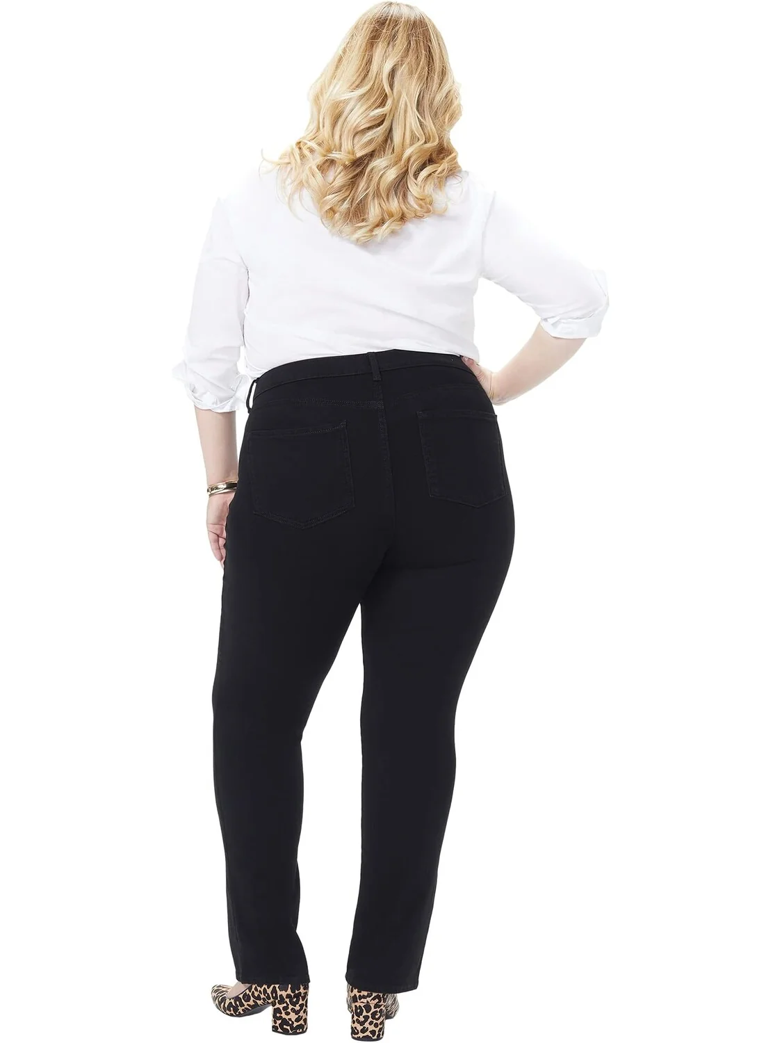 Джинсы Marilyn Straight in Black NYDJ — 2