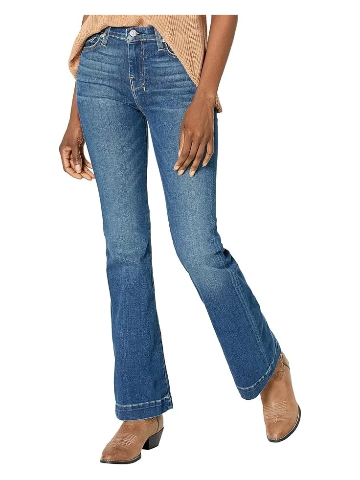 Джинсы 7 For All Mankind Dojo Tailorless in Medium Melrose — розовый