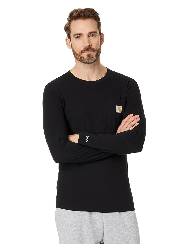 Футболка Carhartt Force Relaxed Fit Midweight Long Sleeve Pocket — 1