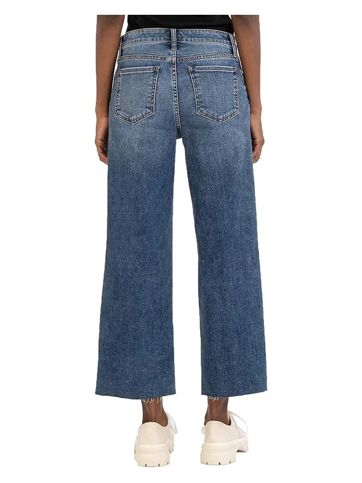 Джинсы KUT from the Kloth Charlotte High-Rise Culottes in Commendatory, цвет Commendatory — 2