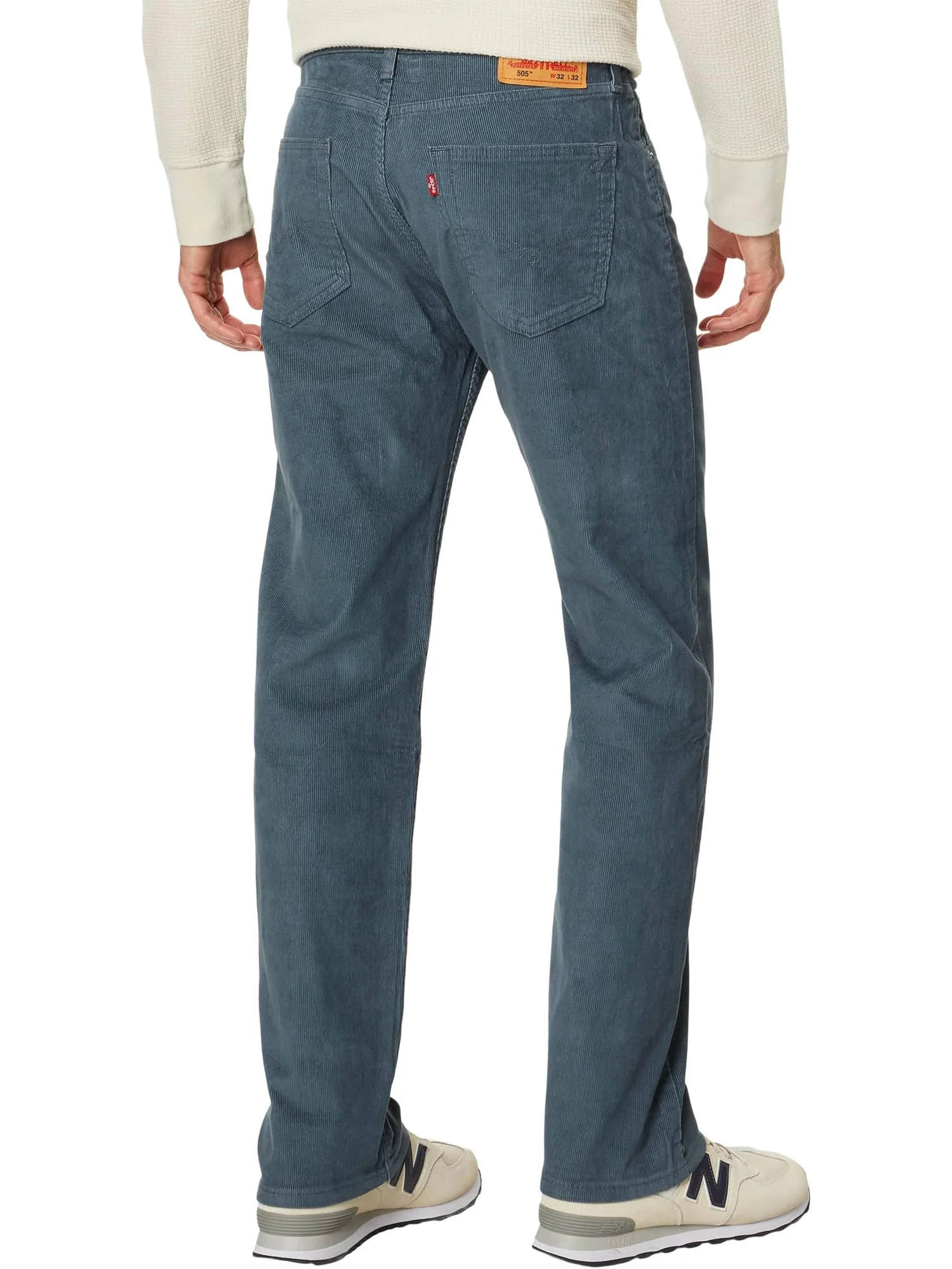 Джинсы Levi's Mens 505 Regular — изображение 2 из 4, серо-синий