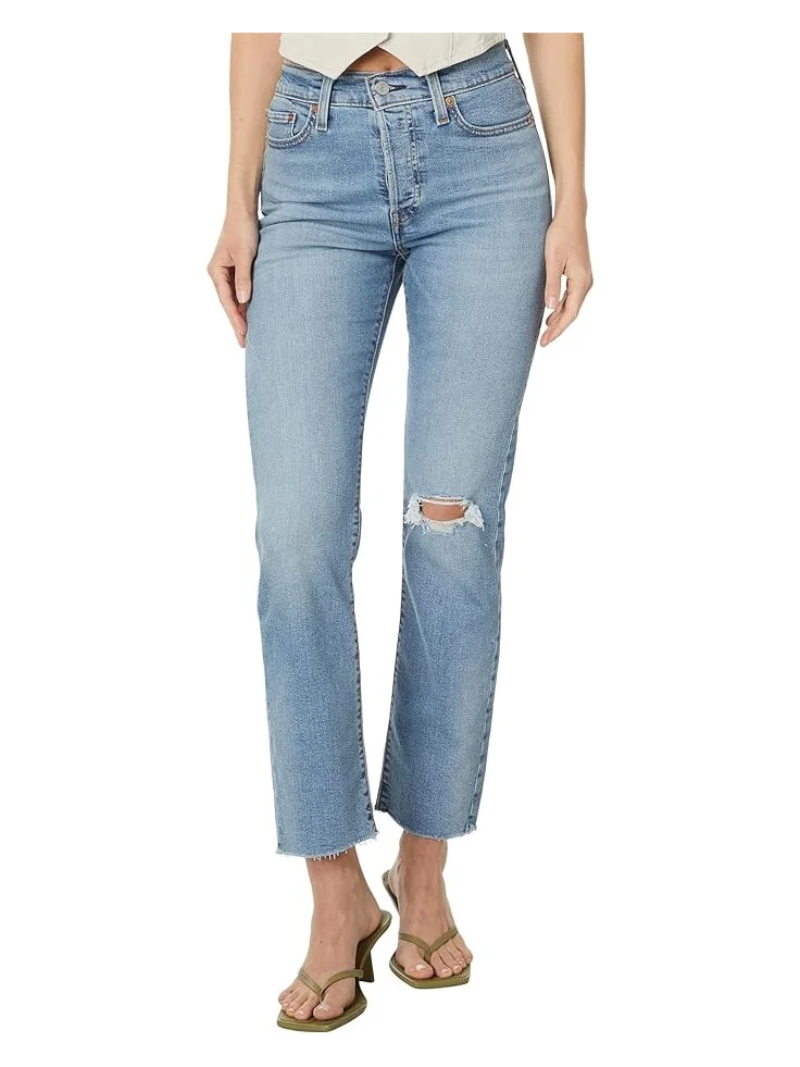Джинсы Levi's Womens Premium Wedgie Straight, цвет Night Sight — 1