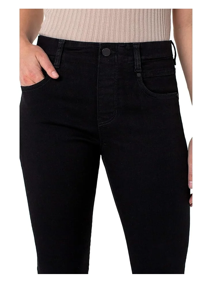 Джинсы Liverpool Los Angeles Gia Glider Pull-On Skinny Eco Jeans in Black Rinse — 3