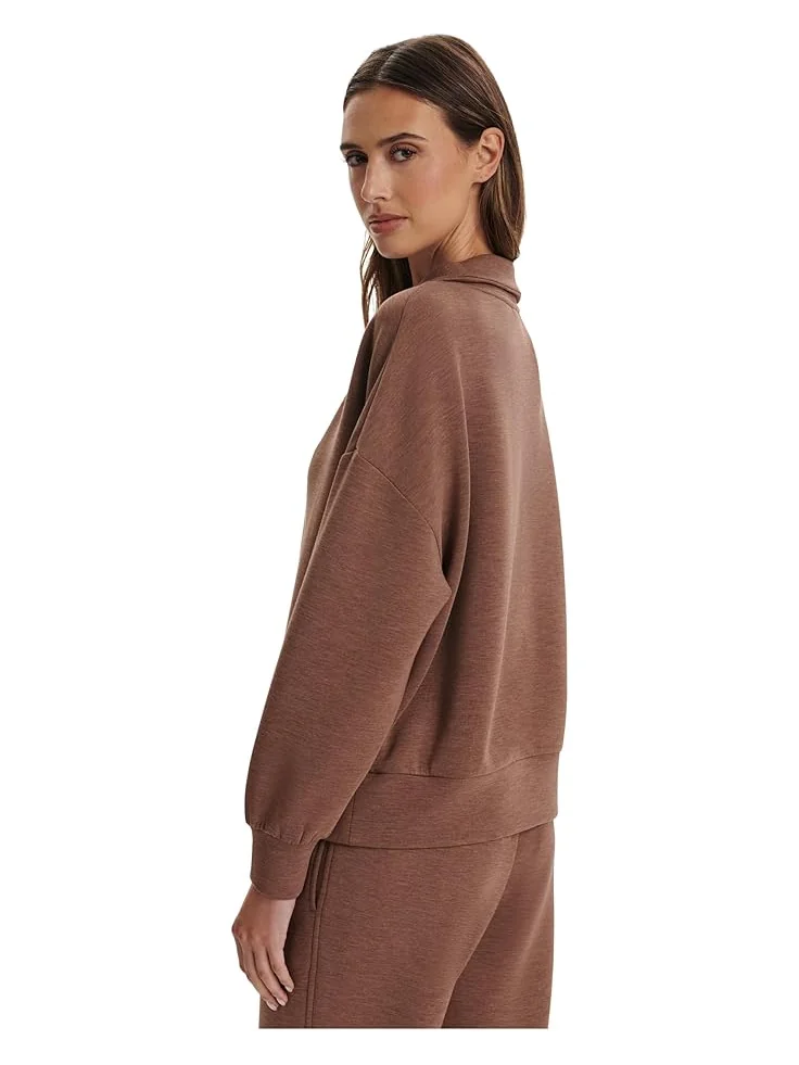Женский худи Varley Hawley 1/2 Zip Sweat — изображение 2 из 5, золотистый