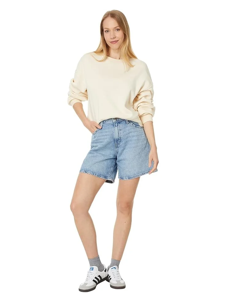 Шорты Levi's Premium High Baggy Short, цвет Far and Wide — 4