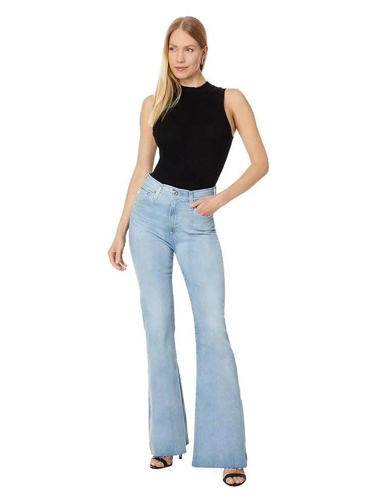 Джинсы AG Jeans Madi Super High Rise Flare in 24 Years Looking Glass, цвет 24 Years Looking Glass — 4