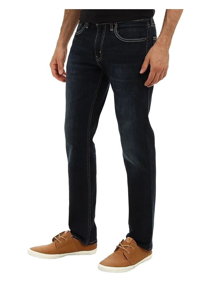 Джинсы Levi's Mens 511 Slim, классический темно-синий деним с легким эффектом поношенности — 2