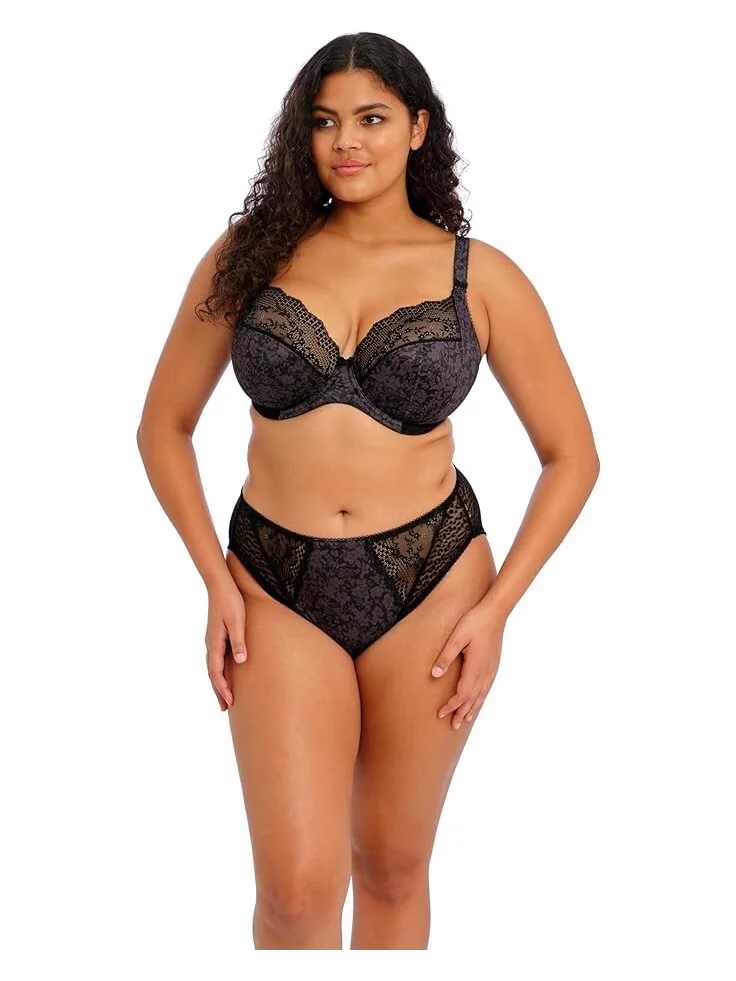 Бюстгальтер elomi Lucie Underwire Plunge Stretch — черный