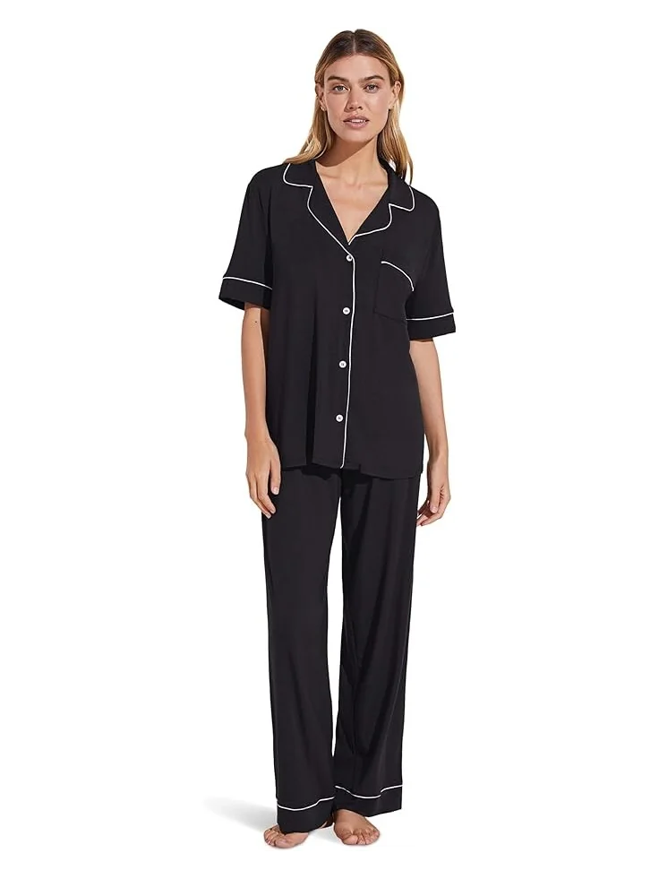Пижама Eberjey Gisele Short Sleeve Pant — 1