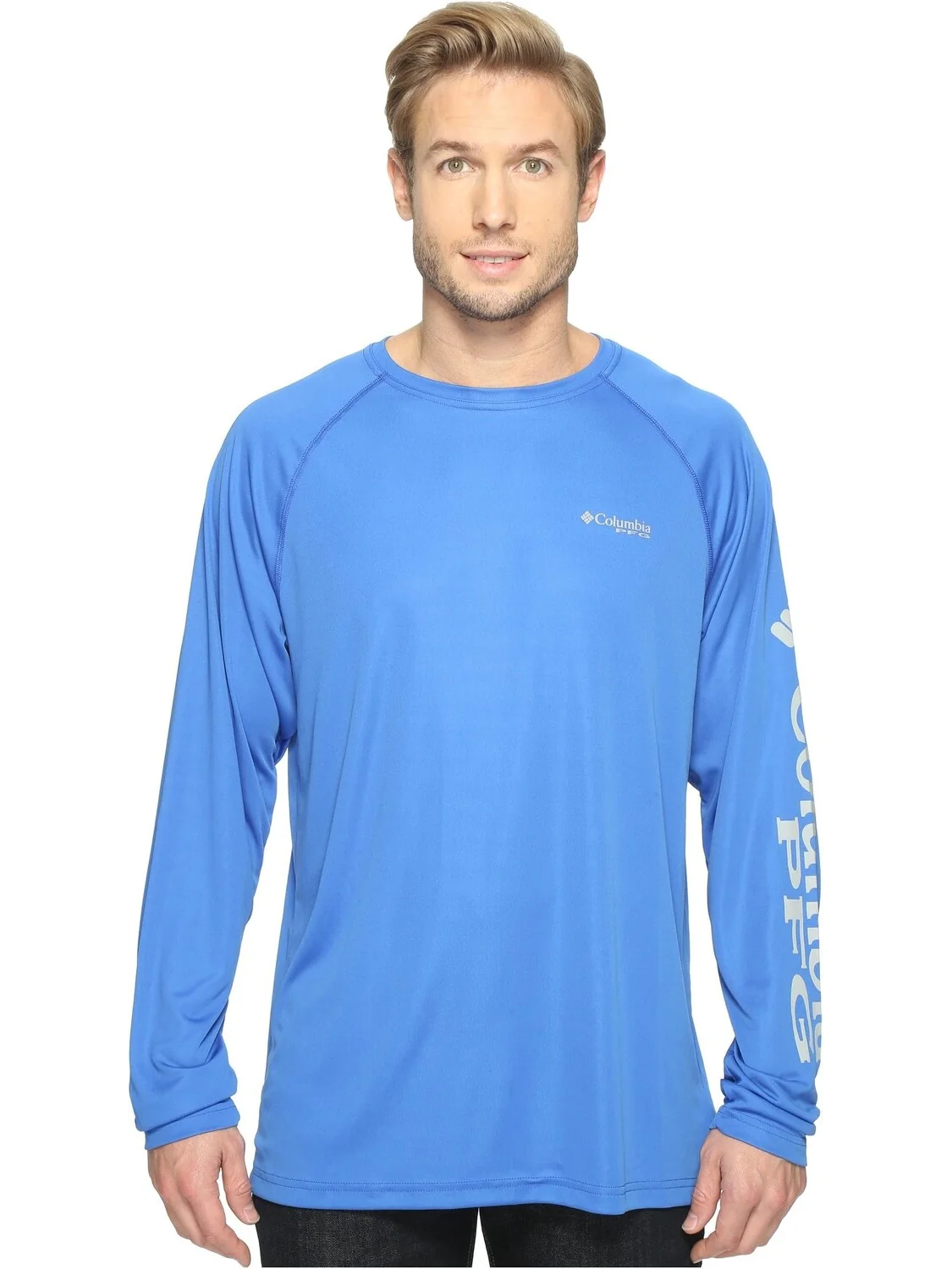 Рубашка Terminal Tackle L/S Columbia — изображение 1 из 4, синий/серый