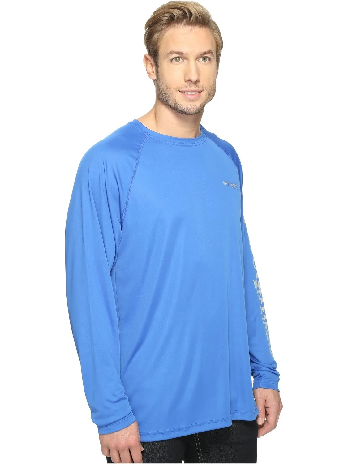 Рубашка Terminal Tackle L/S Columbia — изображение 4 из 4, синий/серый