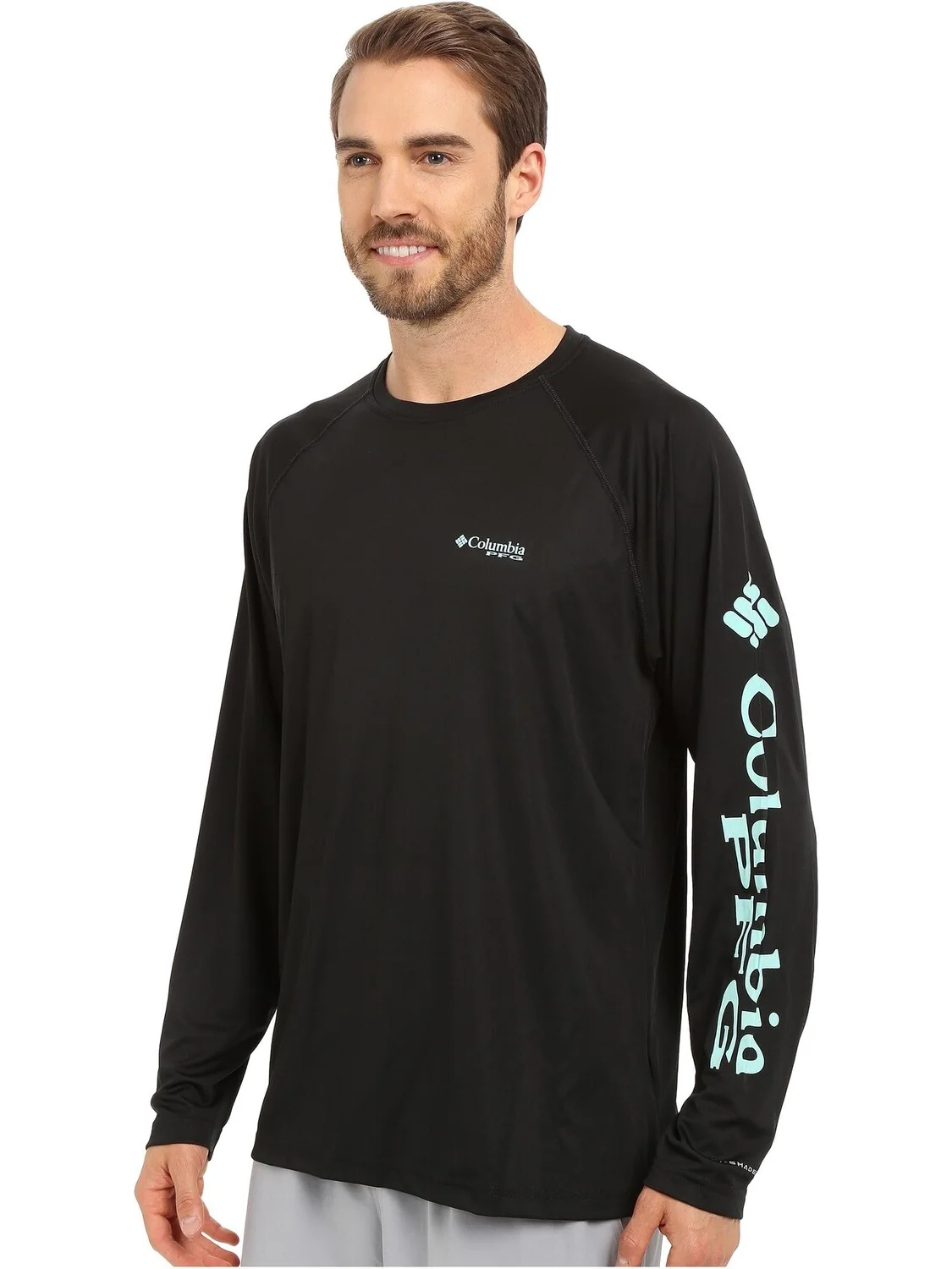 Рубашка Terminal Tackle L/S Columbia — изображение 2 из 5, черный