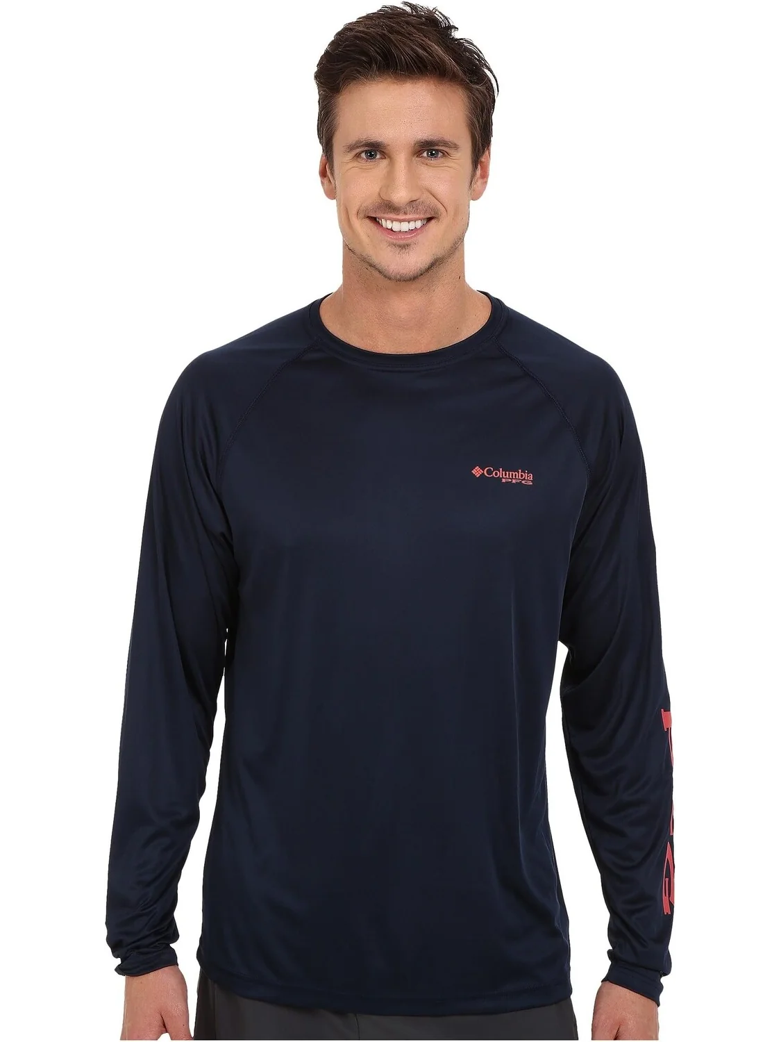 Рубашка Terminal Tackle L/S Columbia — изображение 1 из 5, темно-синий/красный