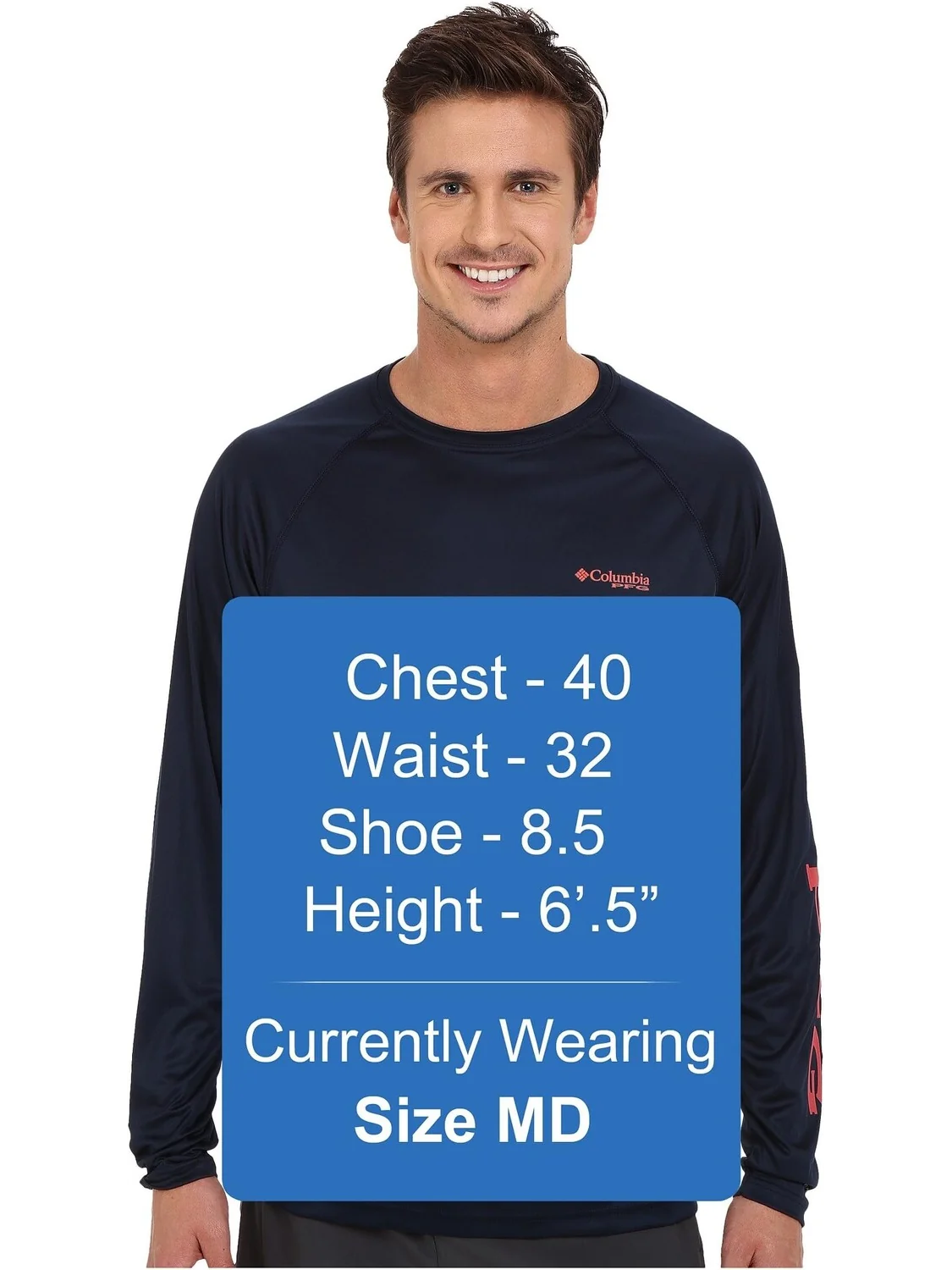 Рубашка Terminal Tackle L/S Columbia — изображение 5 из 5, темно-синий/красный