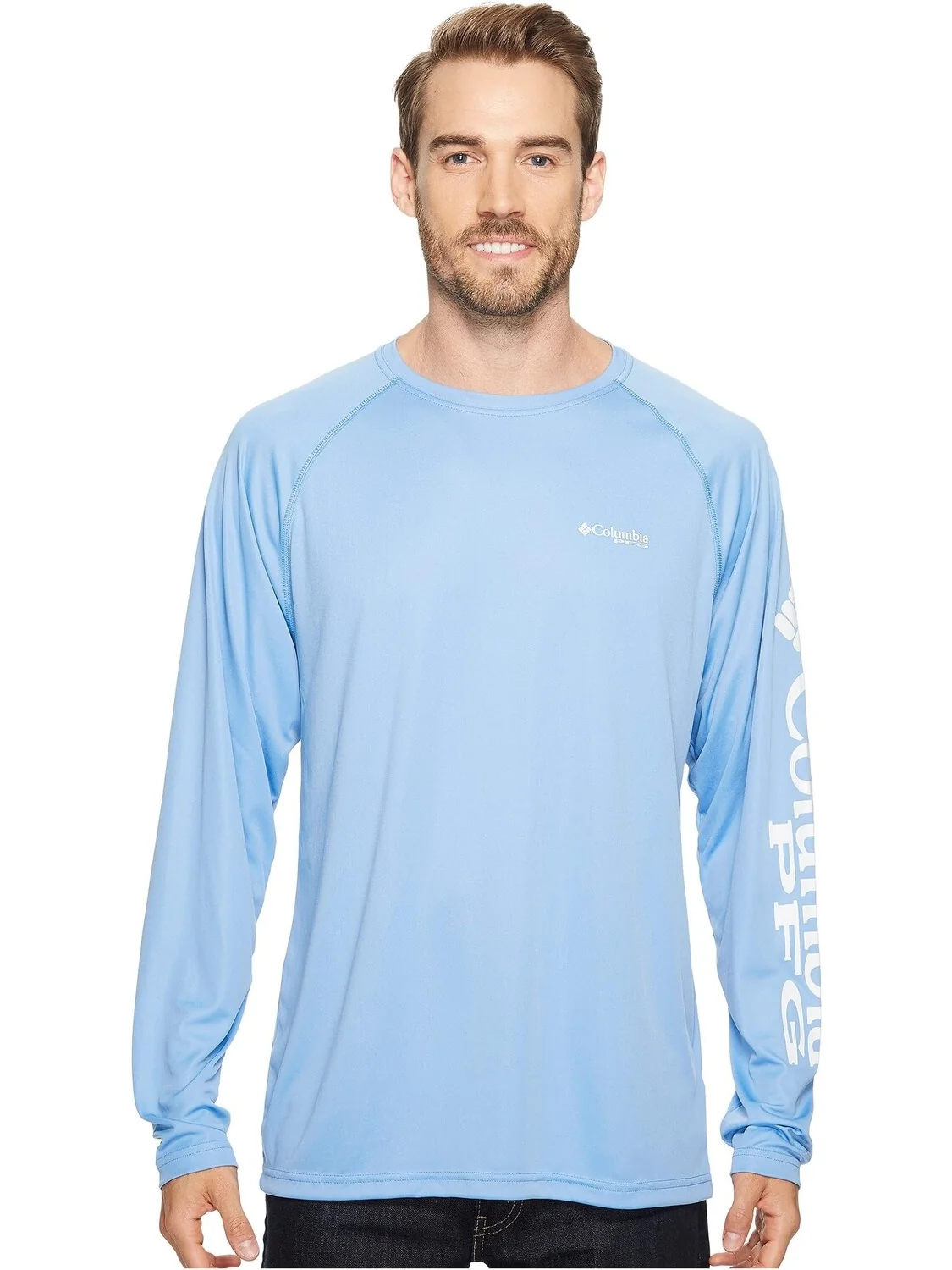 Рубашка Terminal Tackle L/S Columbia — изображение 1 из 5, белый/белый