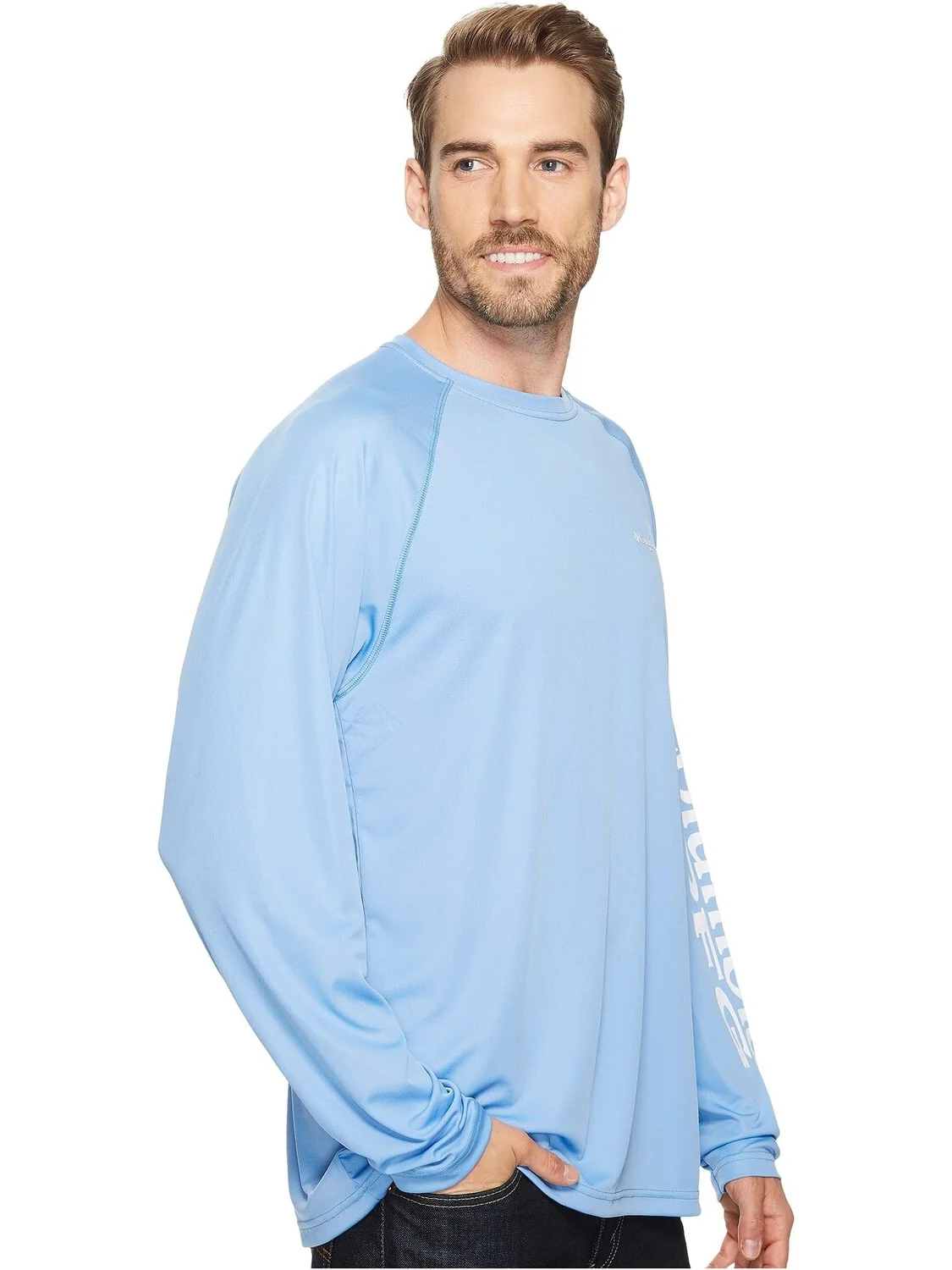 Рубашка Terminal Tackle L/S Columbia — изображение 4 из 5, белый/белый