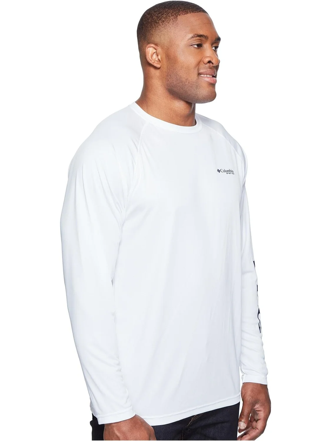 Рубашка Big & Tall Terminal Tackle L/S Columbia — изображение 4 из 5, белый