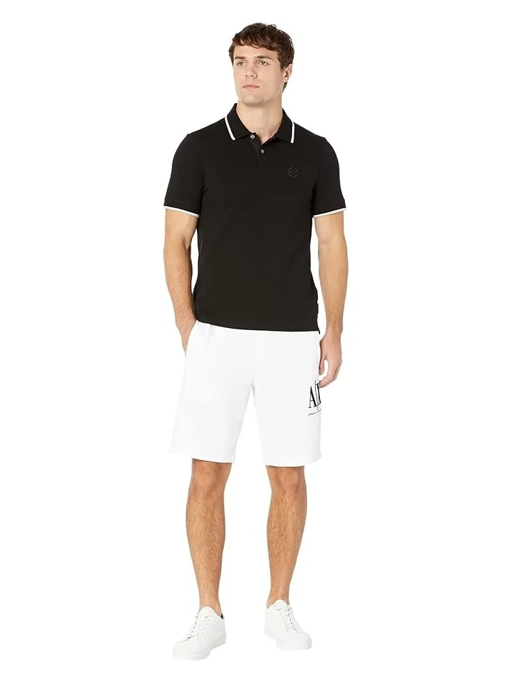 Поло Armani Exchange Slim Fit Pique Logo — 4