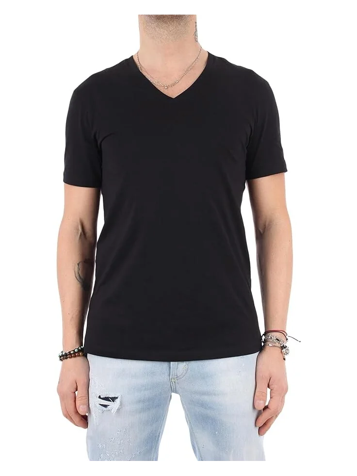 Футболка Armani Exchange V-Neck — черный
